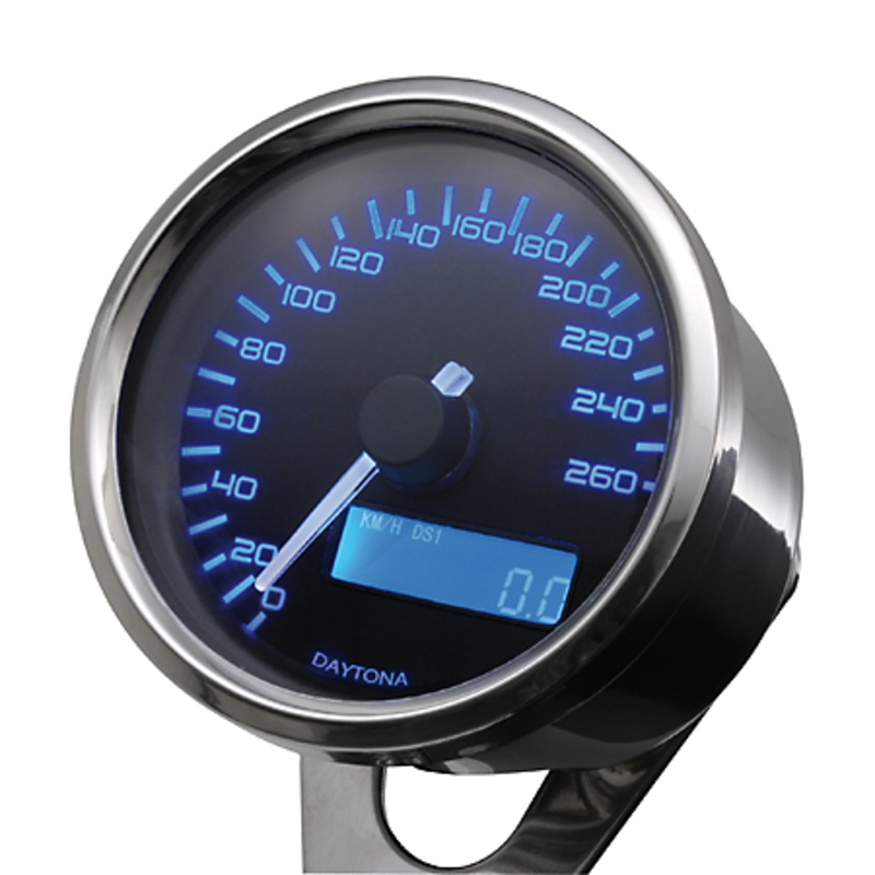 DAYTONA VELONA, Digitaler Tachometer mit Halter, Ø 60 mm DAYTONA VELONA, Digitaler Tachometer mit Halter, Ø 60 mm