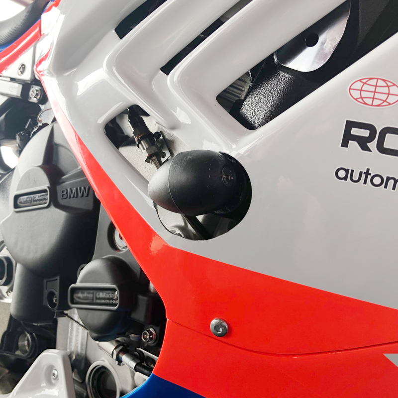 GBRACING Bullet Race Sturzpads schwarz passend für BMW S1000RR