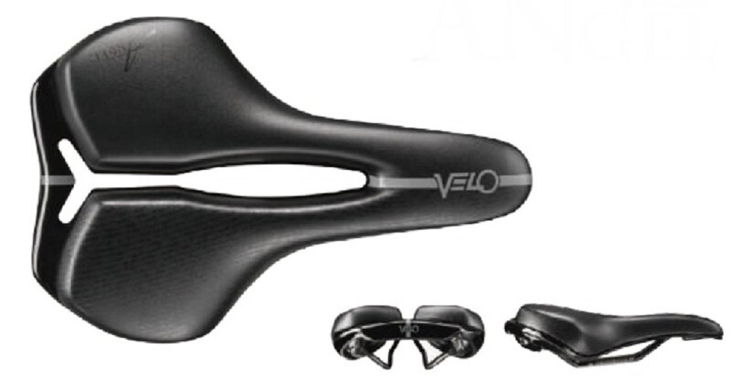 VELO Angel Flow Bike Saddle Black VELO Angel Flow Bike Saddle Black