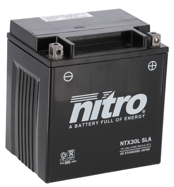Batterie NITRO NTX30L SLA (WC) Gel 12V/32Ah [167x126x174] CCA=385A