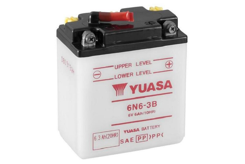 YUASA Blei/Säure Batterie ohne Säurepack - 6N6-3B YUASA Blei/Säure Batterie ohne Säurepack - 6N6-3B