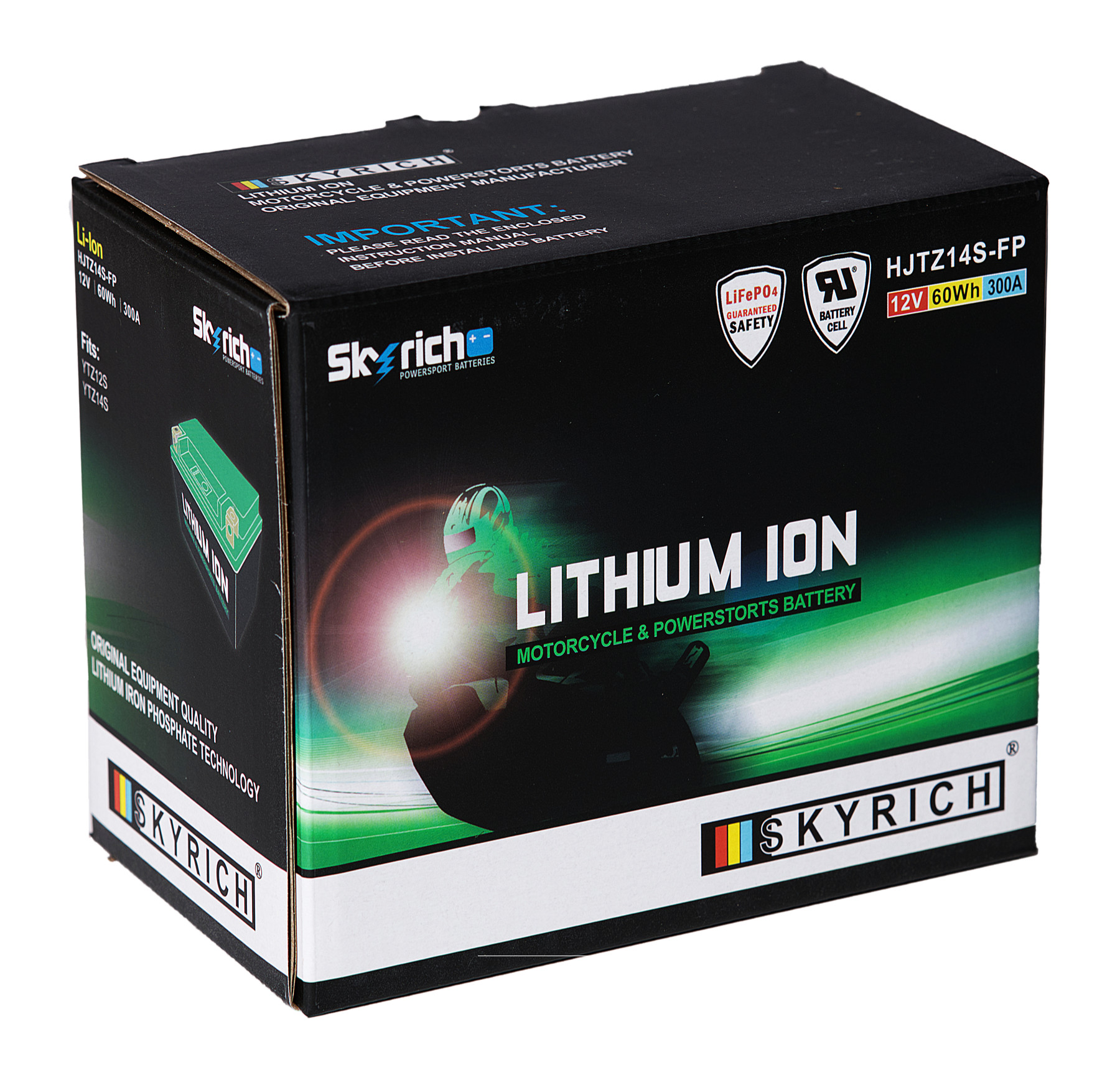 Batterie SKYRICH HJTZ14S-FP [150x87x93] 12,8V/5AH (10 Std.), 60 Wh, CCA: 300