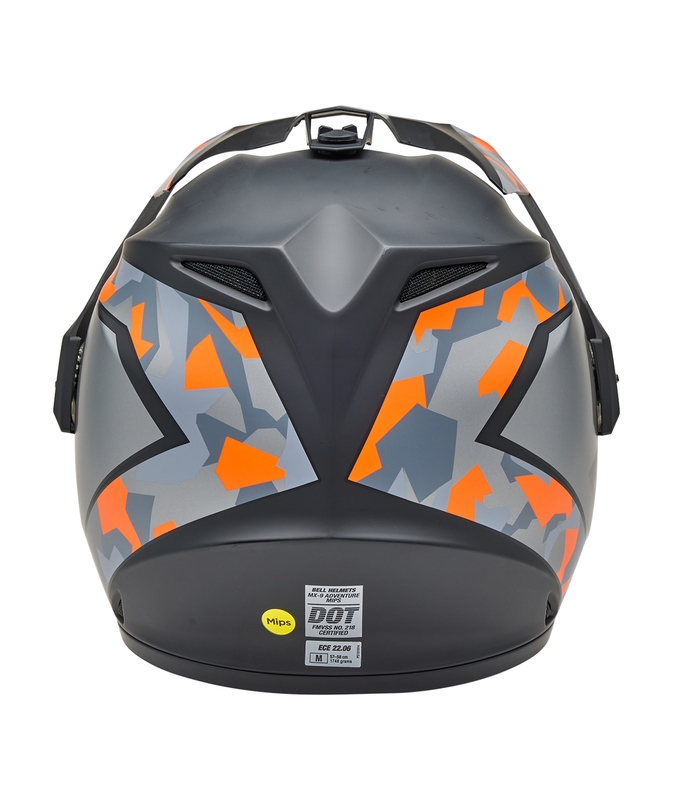 BELL MX-9 Adventure Mips Helm - Mesa Matte Black Orange Camo BELL MX-9 Adventure Mips Helm - Mesa Matte Black Orange Camo