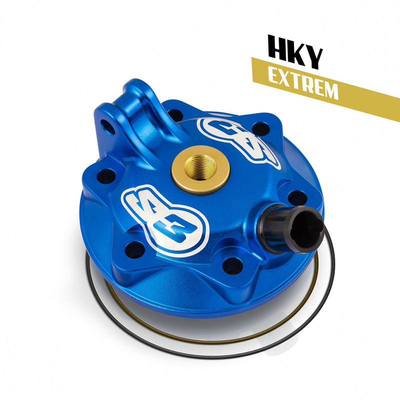 S3 Extreme Enduro Zylinderkopf & Einsatz-Kit Niedrige Kompression Blau Husqvarna/Husaberg