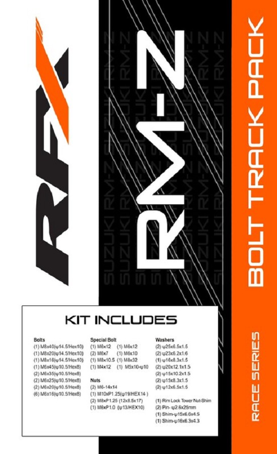 RFX Race Series Schrauben und Muttern Track Pack
