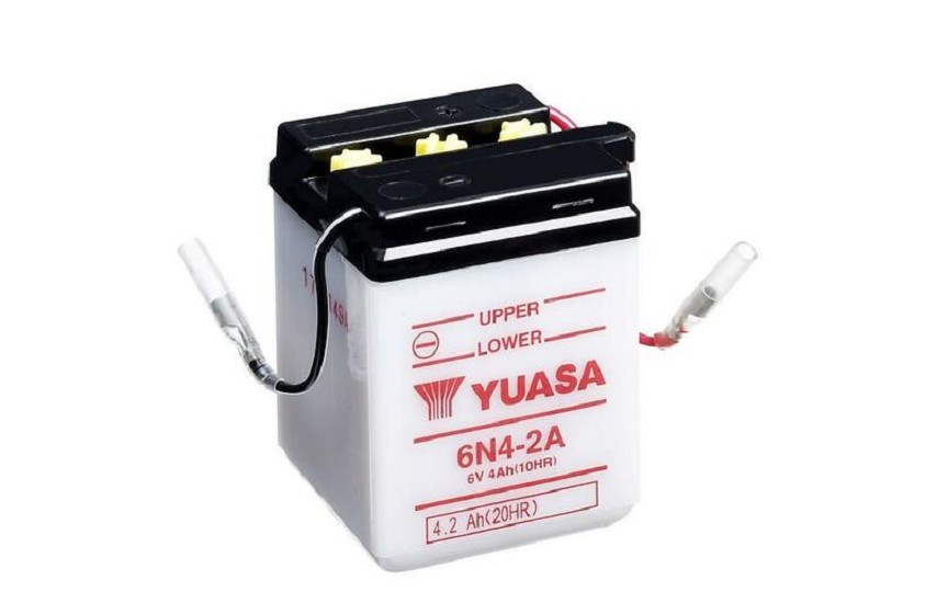 YUASA Blei/Säure Batterie ohne Säurepack - 6N4-2A YUASA Blei/Säure Batterie ohne Säurepack - 6N4-2A