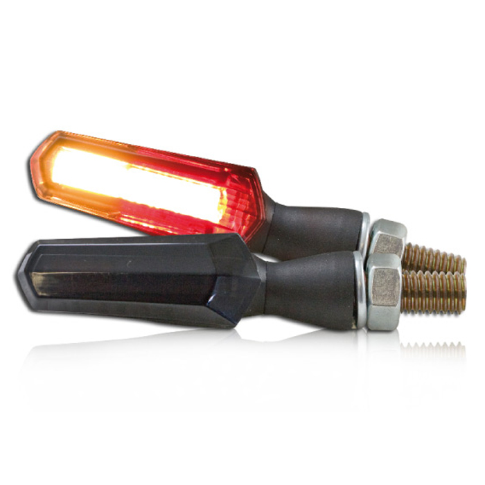 COB-Blinker Rücklichtkombi Nado Alu schwarz