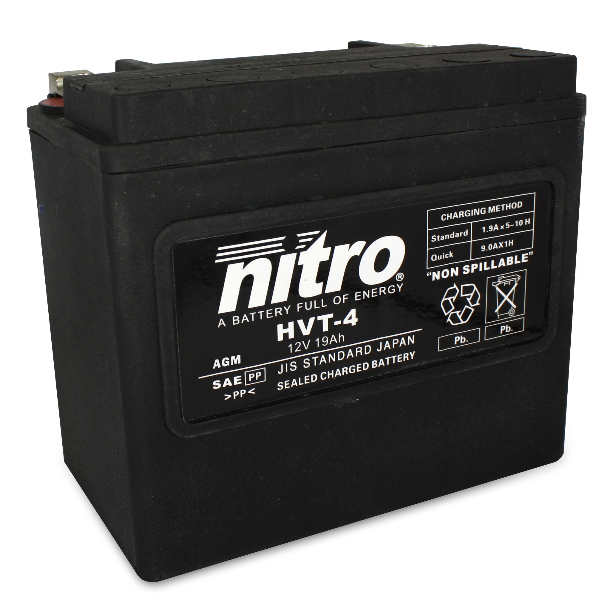 Batterie NITRO HVT 04 SLA (WC) Gel 12V/22Ah [173x98x155] CCA=325A