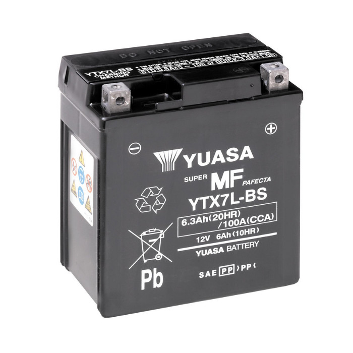 Batterie YUASA YTX7L-BS 6 AH MF