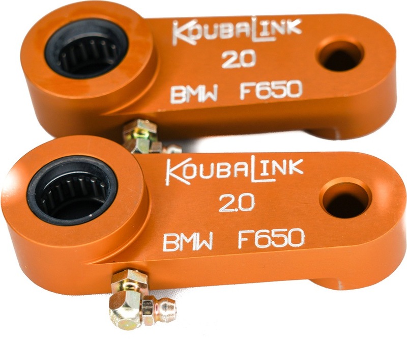 KOUBALINK Tieferlegungssatz (50.8 mm) Orange - passend für BMW F650 Funduro KOUBALINK Tieferlegungssatz (50.8 mm) Orange - passend für BMW F650 Funduro