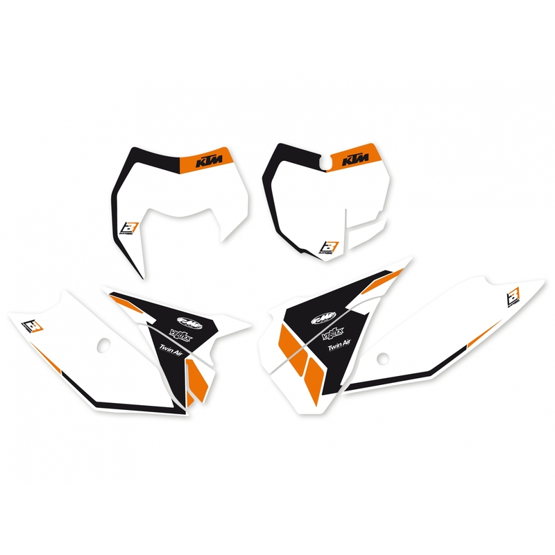 BLACKBIRD Grafik-Schild-Aufkleber passend für KTM BLACKBIRD Grafik-Schild-Aufkleber passend für KTM