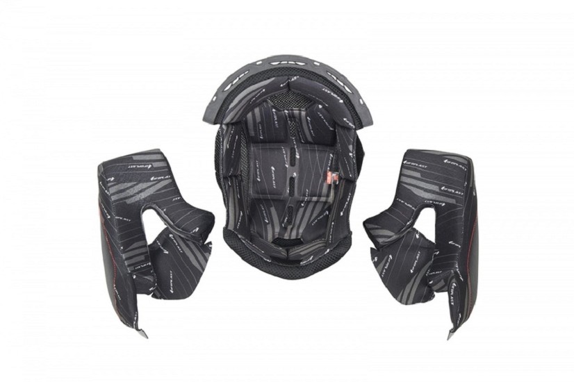 UFO Aries Helm Innenpolster & Wangenpads Schwarz Größe XL