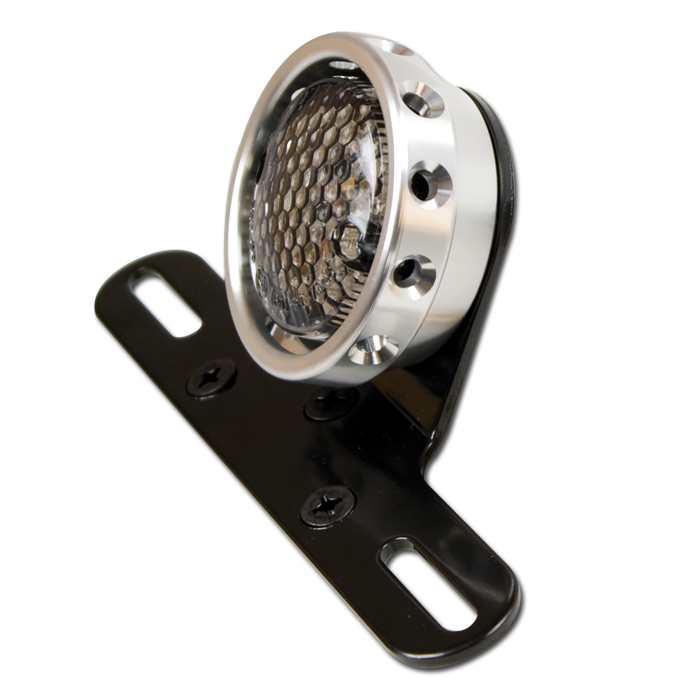 LED-Rücklicht CNC mit Halter getönt