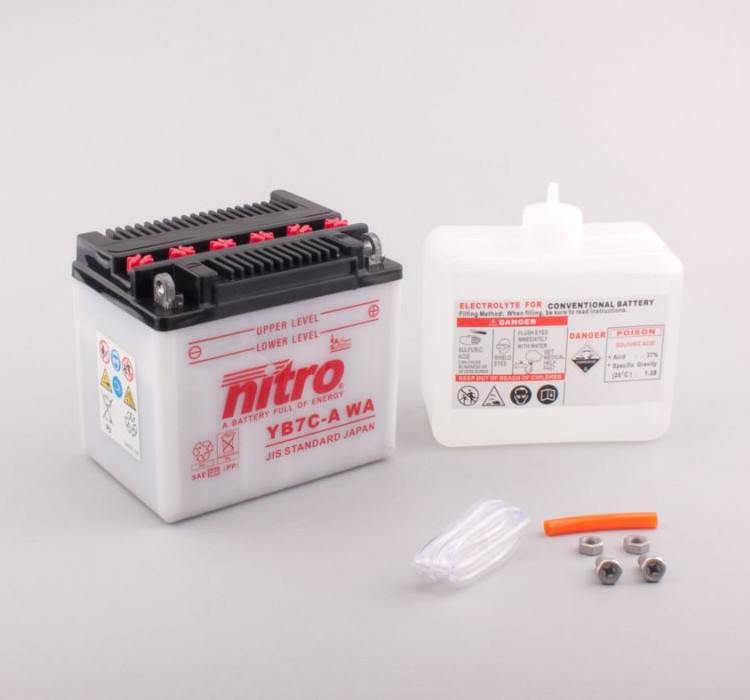 Batterie Nitro YB7C-A 8AH WA