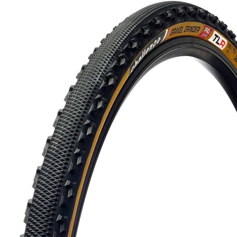 CHALLENGE Fahrrad Reifen Gravel Grinder Pro 700X36 TR/TAN CHALLENGE Fahrrad Reifen Gravel Grinder Pro 700X36 TR/TAN