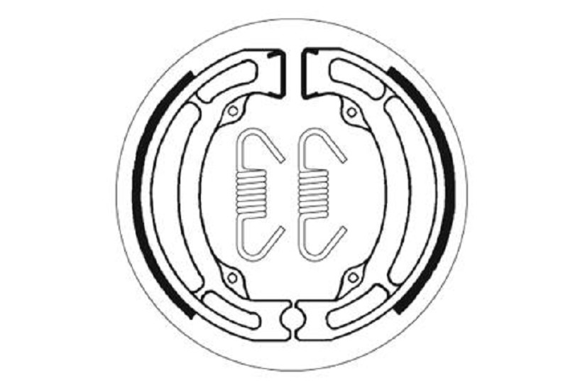Bremsbacke SBS 2017 Maße: 110 x 25