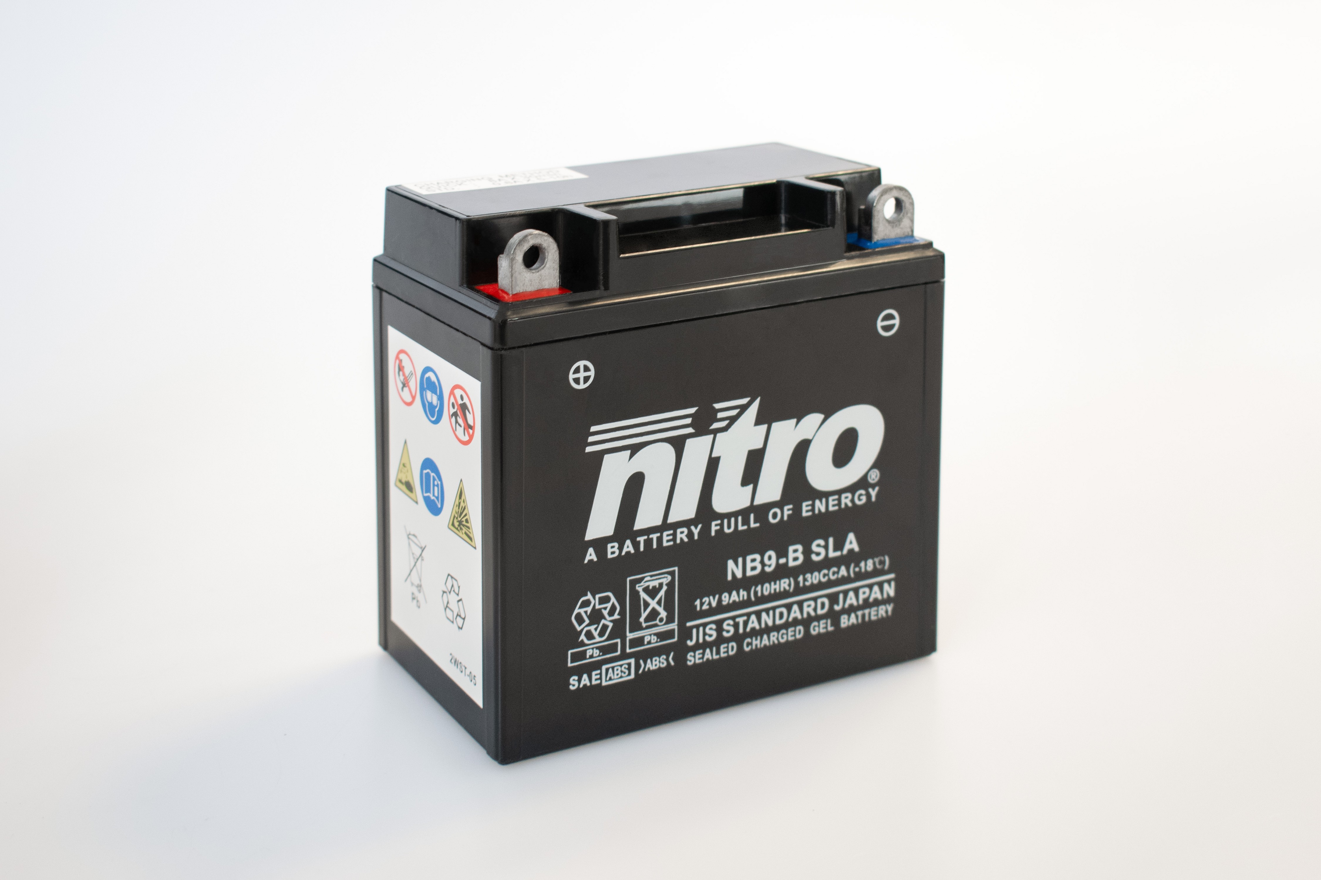 Batterie NITRO NB9-B SLA (WC) Gel 12V/9Ah [135x75x139] CCA=130A
