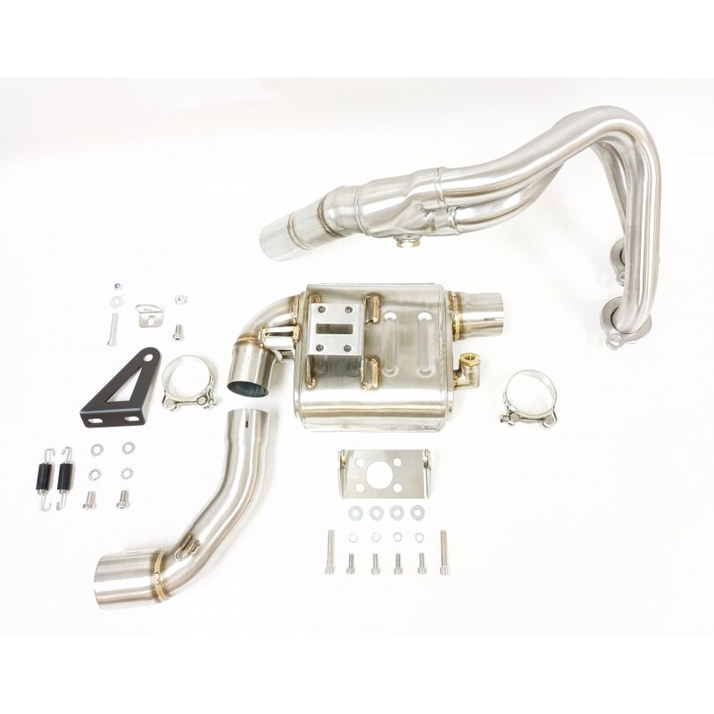 IXIL RC Edelstahl-Komplettanlage mit Kat, passend für Kawasaki VERSYS 650 (LE650J LE650JA2), 23-, (Euro5)
