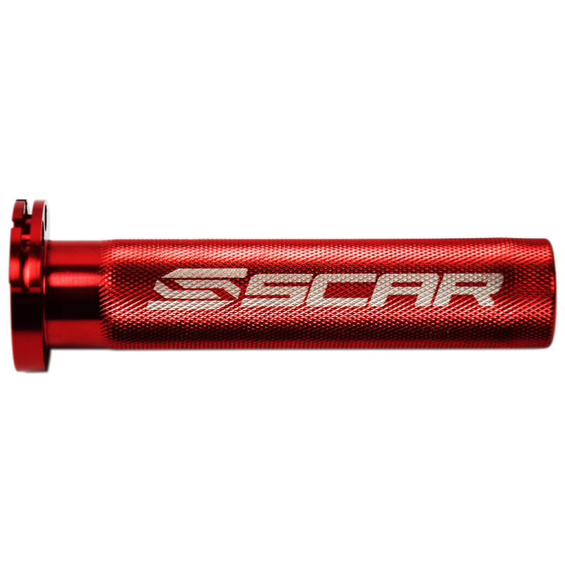SCAR Gasgriffhülse Aluminium mit Kugellager rot SCAR Gasgriffhülse Aluminium mit Kugellager rot