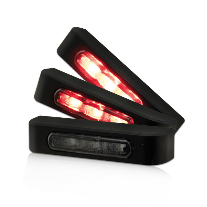 LED-Rücklicht Streak HP CNC schwarz getönt LED-Rücklicht Streak HP CNC schwarz getönt