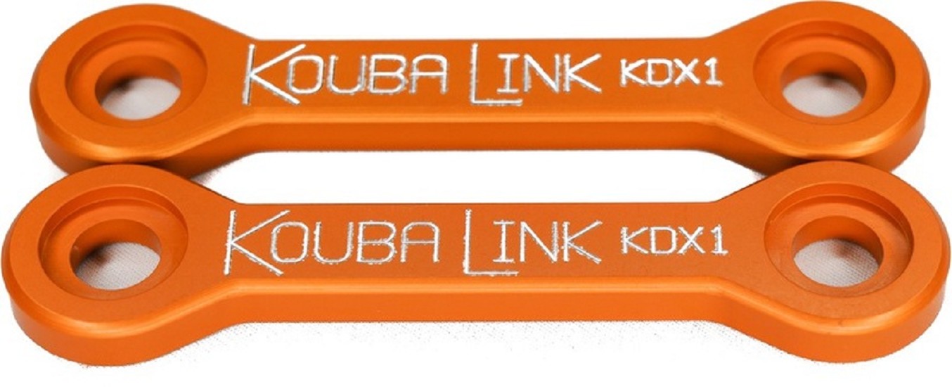 KOUBALINK Tieferlegungssatz (29.2 mm) Orange - passend für Kawasaki KDX200 / 220 KOUBALINK Tieferlegungssatz (29.2 mm) Orange - passend für Kawasaki KDX200 / 220