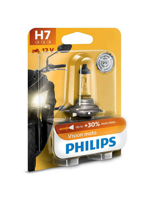 PHILIPS H7 Vision Moto Glühlampe 12V/55W - 1 Stck.