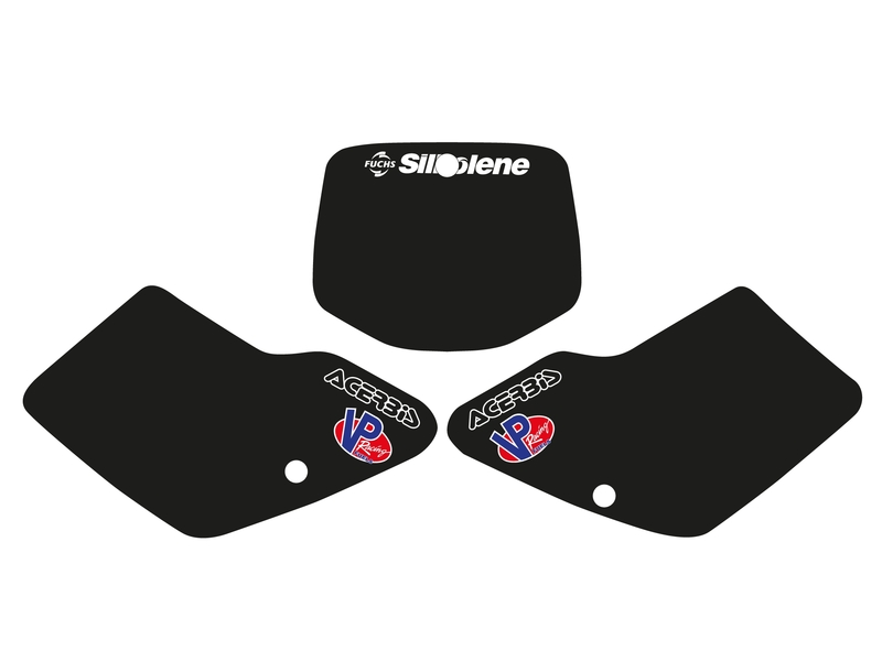 TECNOSEL Plate Stickers Black passend für Kawasaki KX125/250