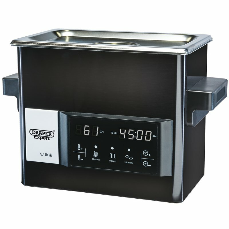 DRAPER Ultraschall Reiniger 100W 3L DRAPER Ultraschall Reiniger 500W 27L