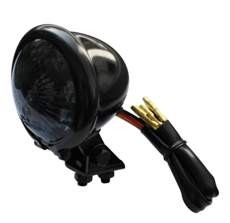 HIGHSIDER smart LED-Rücklicht BATES STYLE, schwarzes Gehäuse, getöntes Glas