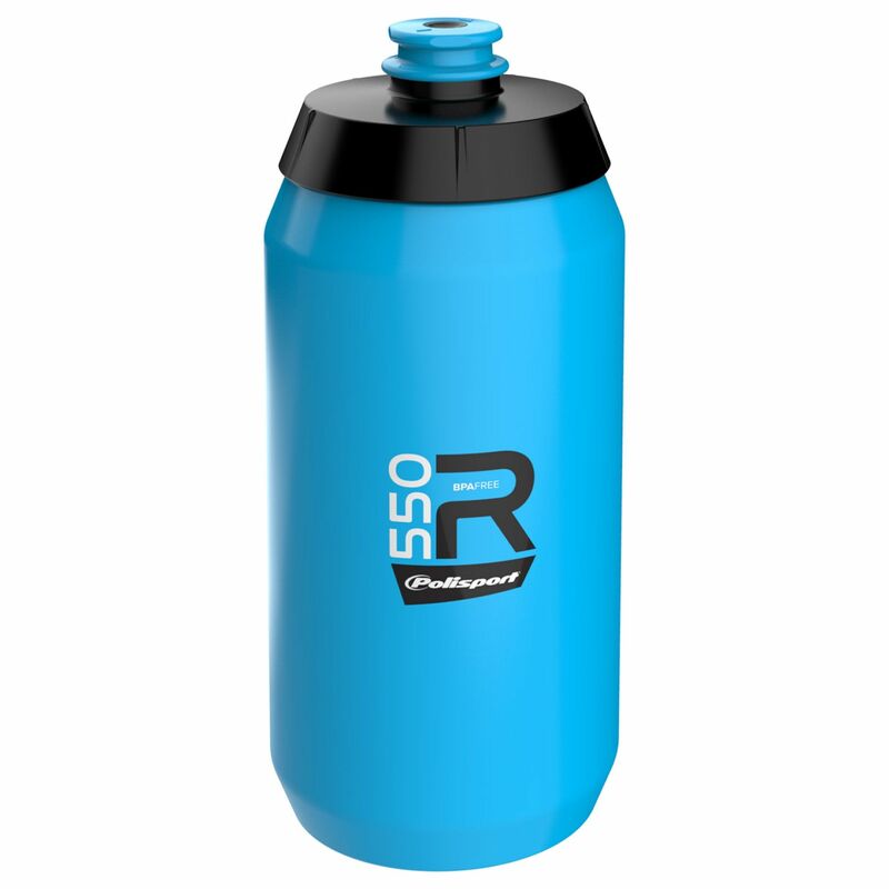 POLISPORT Water Bottle R550 Blue Screw-On Cap 550ml