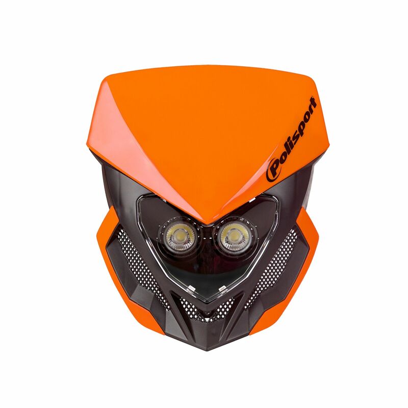 POLISPORT Lookos Evo Headlight Orange/Black