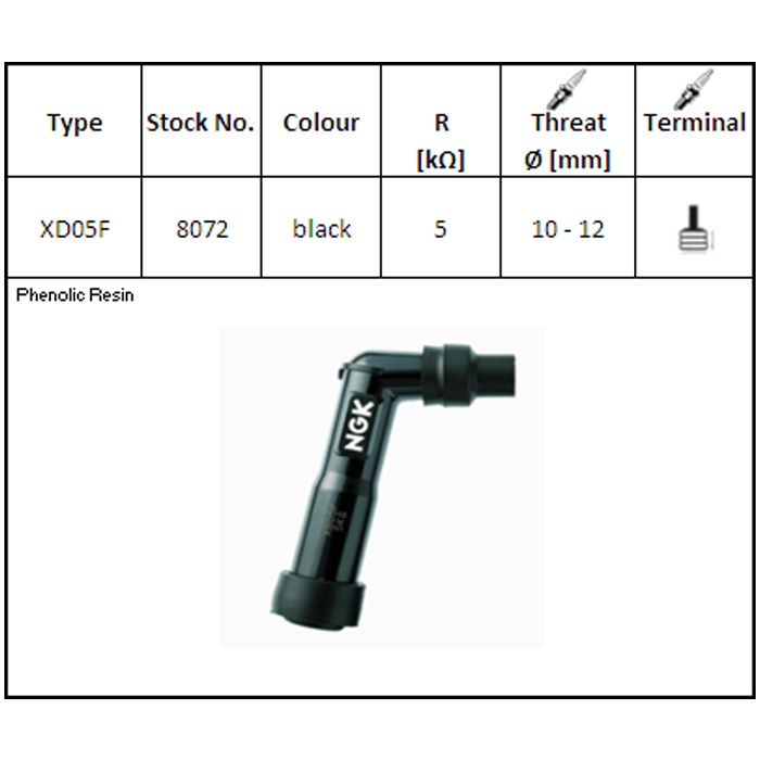 NGK Zündkerzenstecker XD05F