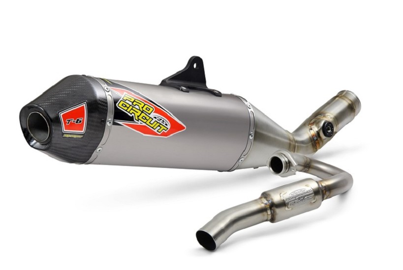 PRO CIRCUIT T-6 komplette Auspuffanlage - Titan passend für Suzuki RM-Z250 PRO CIRCUIT T-6 komplette Auspuffanlage - Titan passend für Suzuki RM-Z250