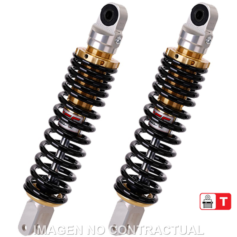 Federbein E302-Serie Stereo hinten passend für Kymco People 125/150 (99-03), passend für Yamaha Nuovo 135 TE302-300T-02AL-38 Federbein E302-Serie Stereo hinten passend für Kymco People 125/150 (99-03), passend für Yamaha Nuovo 135 TE302-300T-02AL-38