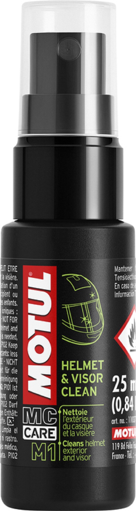 MOTUL M1 Helm & Visier Reiniger - 20x25ml