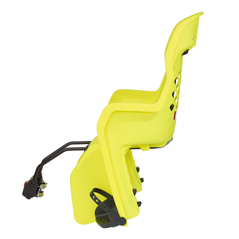 POLISPORT Joy FF Rear Child Bike Seat Frame Mounting - Neon Yellow/Dark Gray