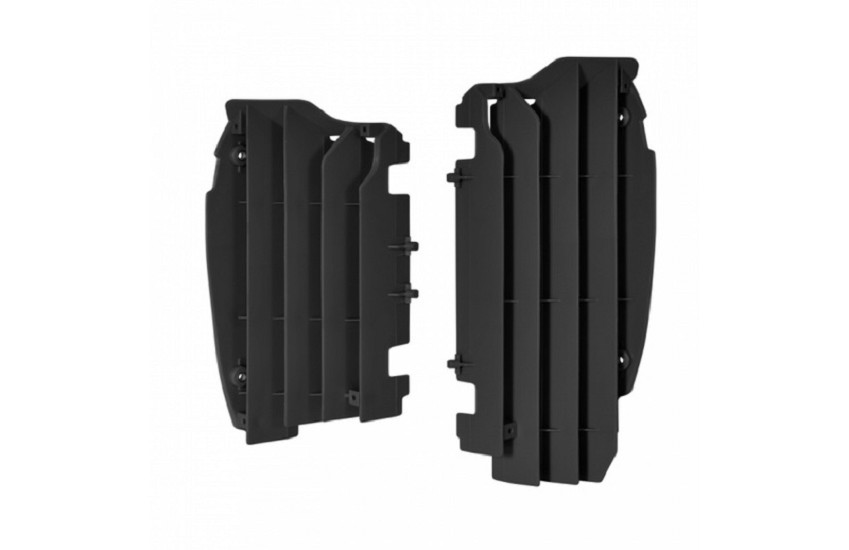 Kühlerabdeckung POLISPORT Originalfarbe 16 passend für Kawasaki KX450F POLISPORT Kühlerverkleidung schwarz passend für Kawasaki KX250F