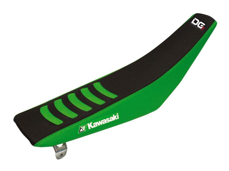 Sitzüberzug BLACKBIRD Double Grip 3 grün/schwarz passend für KawasakiKX250F/450F Sitzüberzug BLACKBIRD Double Grip 3 grün/schwarz passend für KawasakiKX250F/450F