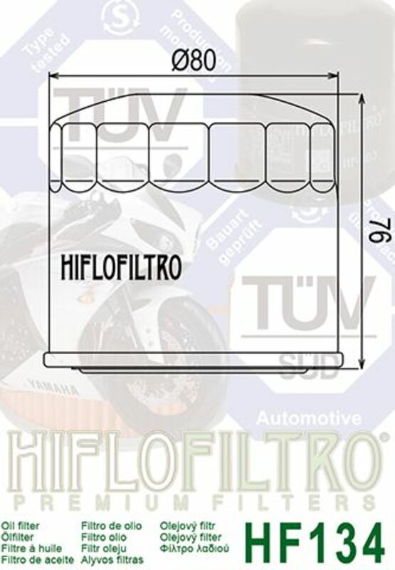 HIFLOFILTRO Ölfilter - HF134 HIFLOFILTRO Ölfilter - HF134