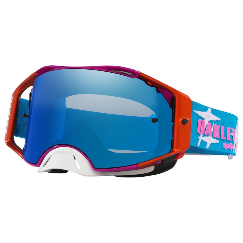 OAKLEY Airbrake MX Goggle - TLD Speed Stars Black Ice Iridium Linse OAKLEY Airbrake MX Goggle - TLD Speed Stars Black Ice Iridium Linse