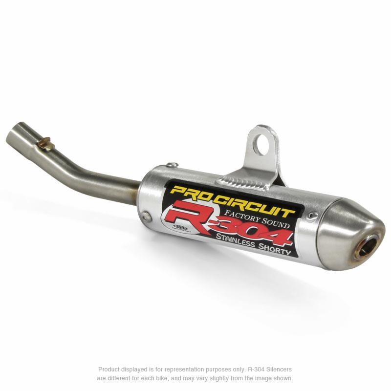 2-Takter-Schalldämpfer 304 PRO CIRCUIT, gebürstetes Aluminium passend für KTM Sx65
