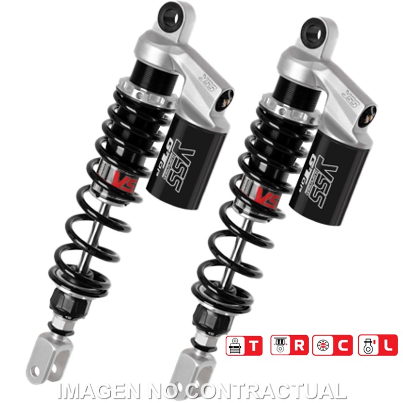 Federbein G362-Serie Stereo hinten passend für Honda CB 1100 R / F2 / BOL D´OR RG362-360TRCL-20-888 Federbein G362-Serie Stereo hinten passend für Honda CB 1100 R / F2 / BOL D´OR RG362-360TRCL-20-888