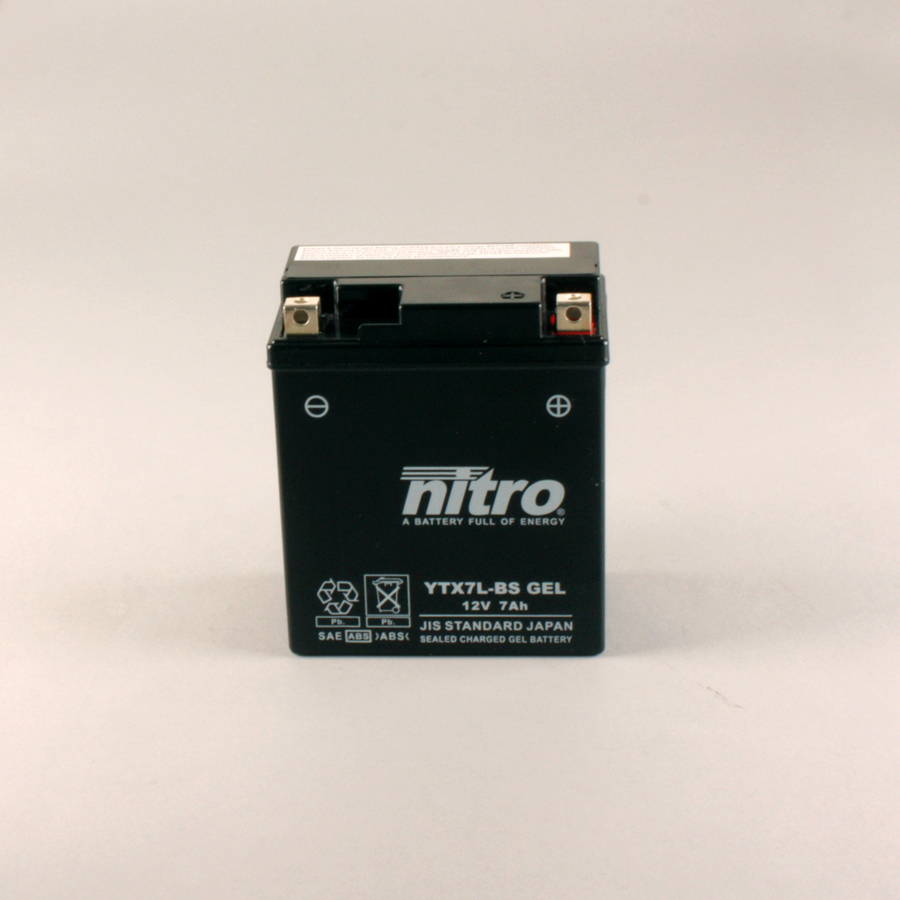 Batterie NITRO NTX7L SLA (WC) Gel 12V/6Ah [114x71x131] CCA=100A
