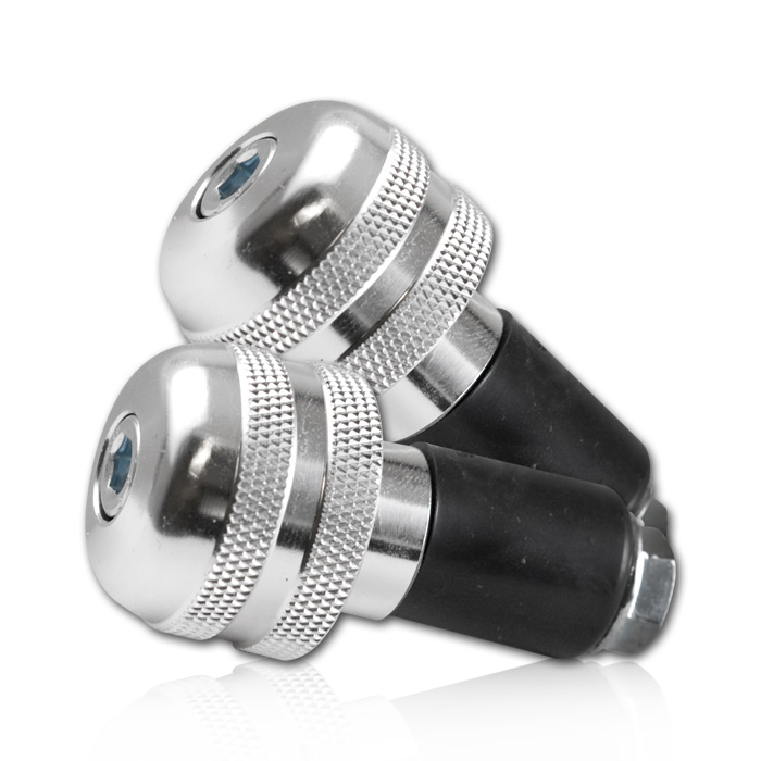 Lenkergewichte ALU silber Ø außen 28mm