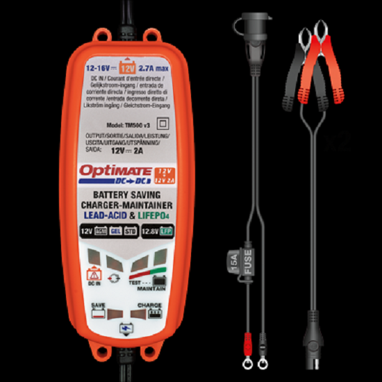 Batterieladegerät OptiMATE DC zu DC 6-stufig, von 12V Batterie zu 12V Batterie Batterieladegerät OptiMATE DC zu DC 6-stufig, von 12V Batterie zu 12V Batterie