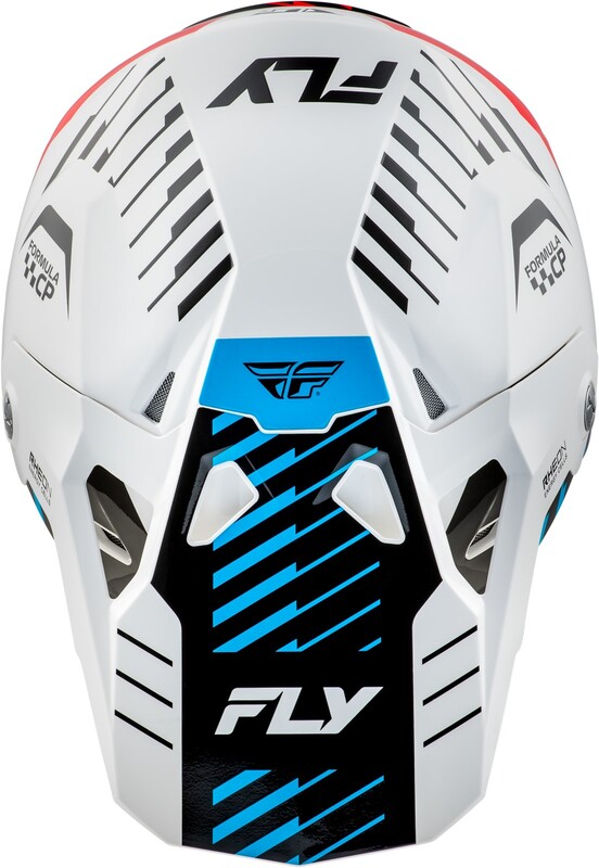 FLY RACING Formula CP Slice Helm - Weiß/Rot/Cyan FLY RACING Formula CP Slice Helm - Weiß/Rot/Cyan
