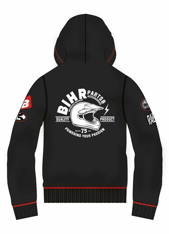 BIHR Vintage Factory Kapuzen-Sweatshirt - Größe XXL