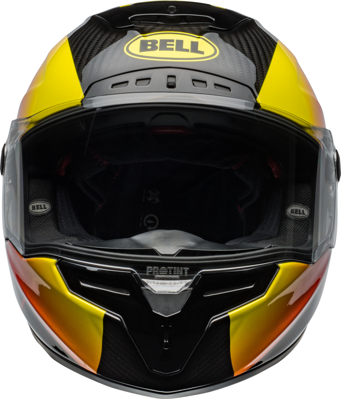 BELL Race Star DLX Flex Helm - Offset Gloss Black/Red