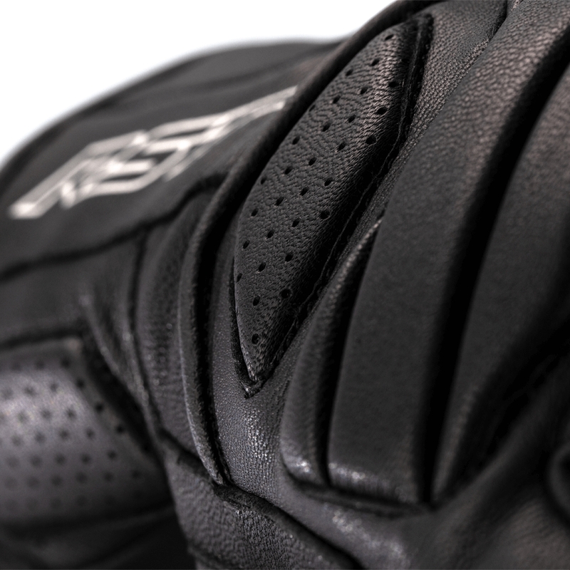 RST Turbine Handschuhe Leder Schwarz Größe XS