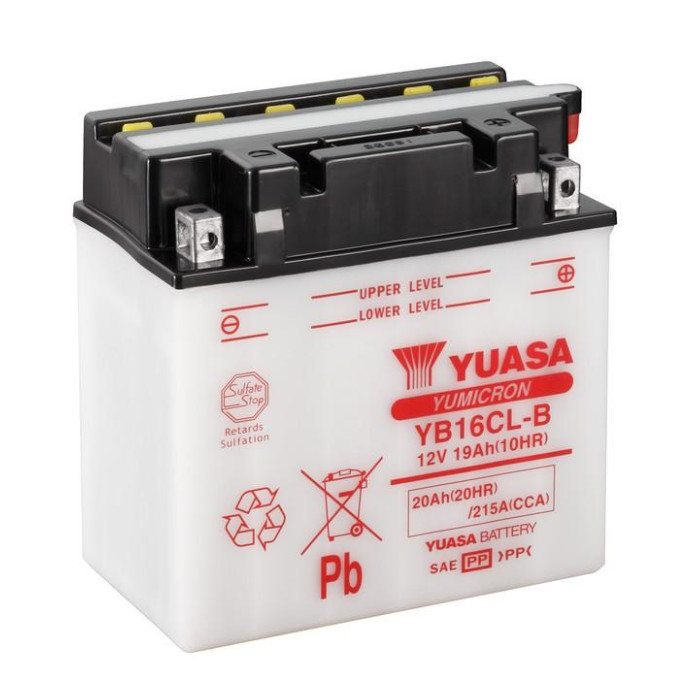 Batterie YUASA YB16CL-B 19 AH Batterie YUASA YB16CL-B 19 AH